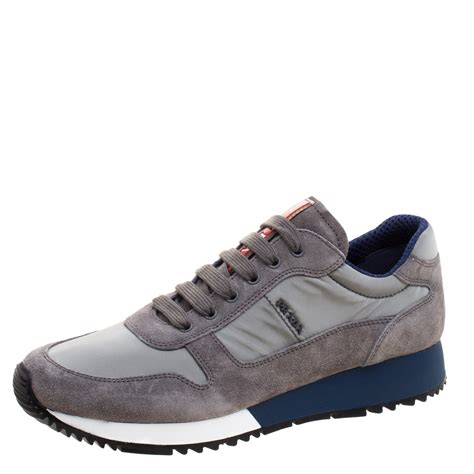 prada suade sneakers|Prada sneakers price.